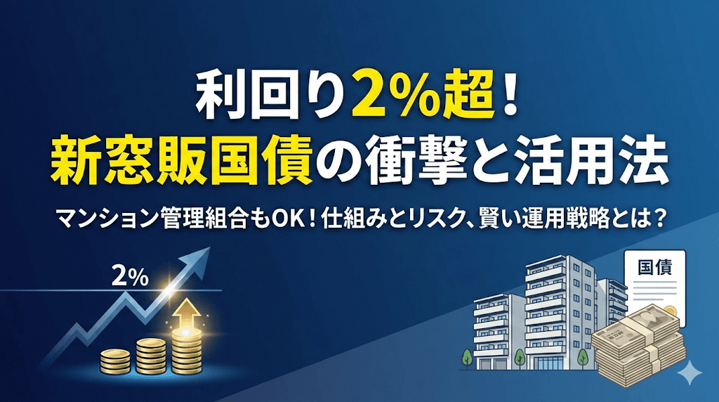 新窓販国債とは?|2026年、利回り2%超時代の仕組み・リスク・活用法を徹底解説